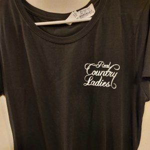 Country Ladies Scoop Neck T-shirt